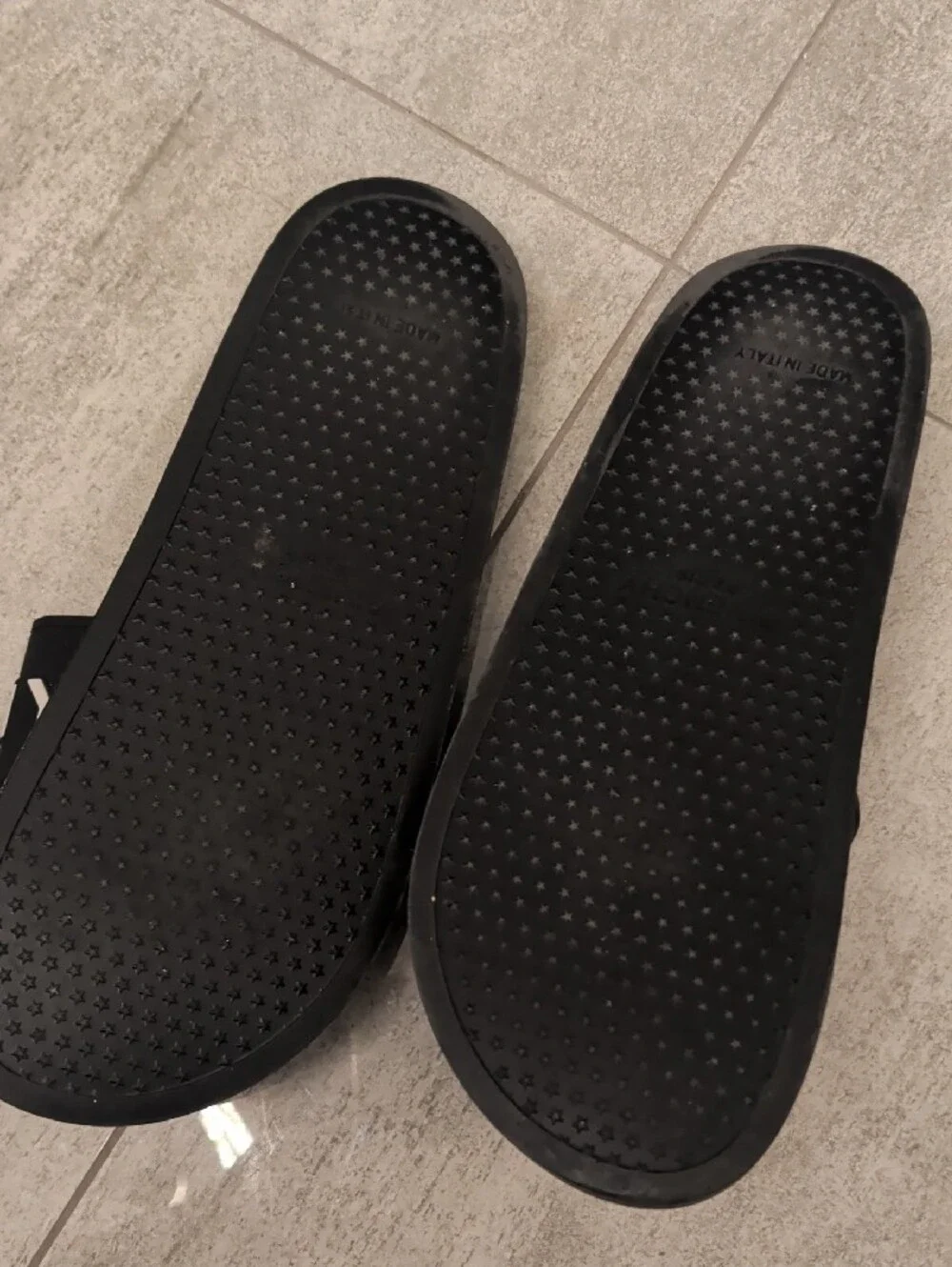 Givenchy Black Logo Slide Sandals for Men